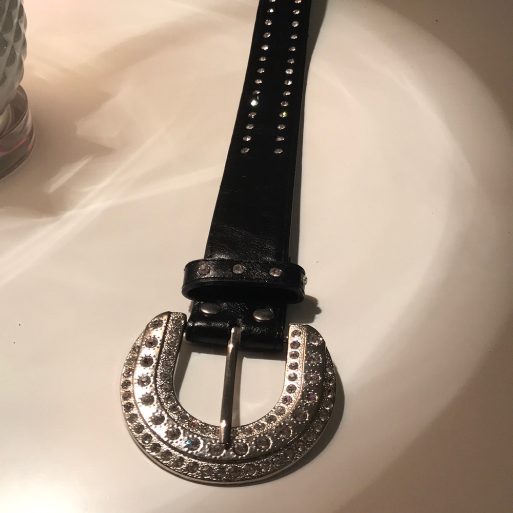 Black Leather Belt
